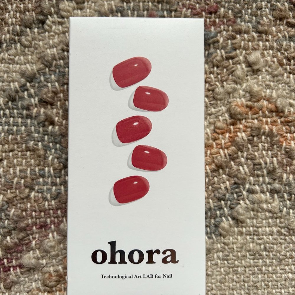Ohora semi-cured gel nail strips--N tint brick--full set, NWT, sealed box.